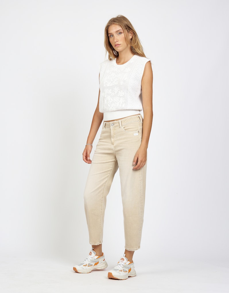 Gang O-Shape Beige Used Wash