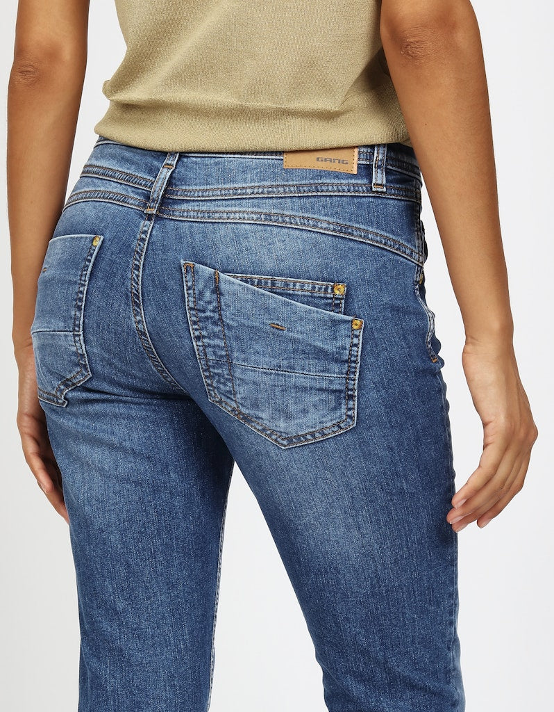 Gang Slim Fit Solid Midblue