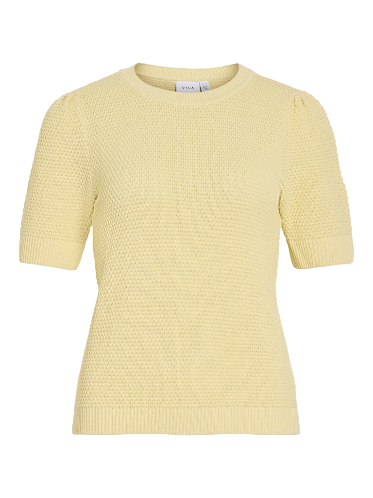 VILA T-Shirts Pastel Yellow