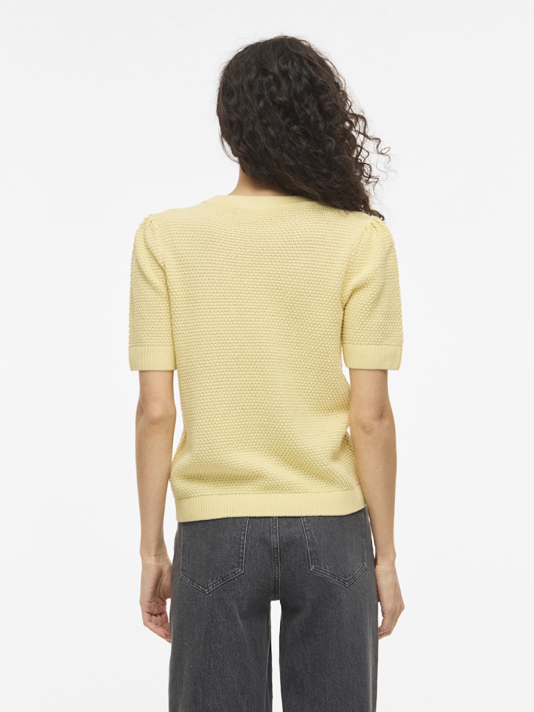 VILA T-Shirts Pastel Yellow
