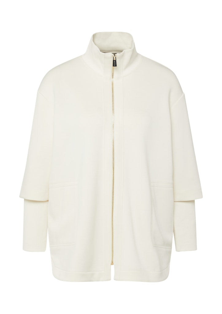 Comma Sweatjacken White