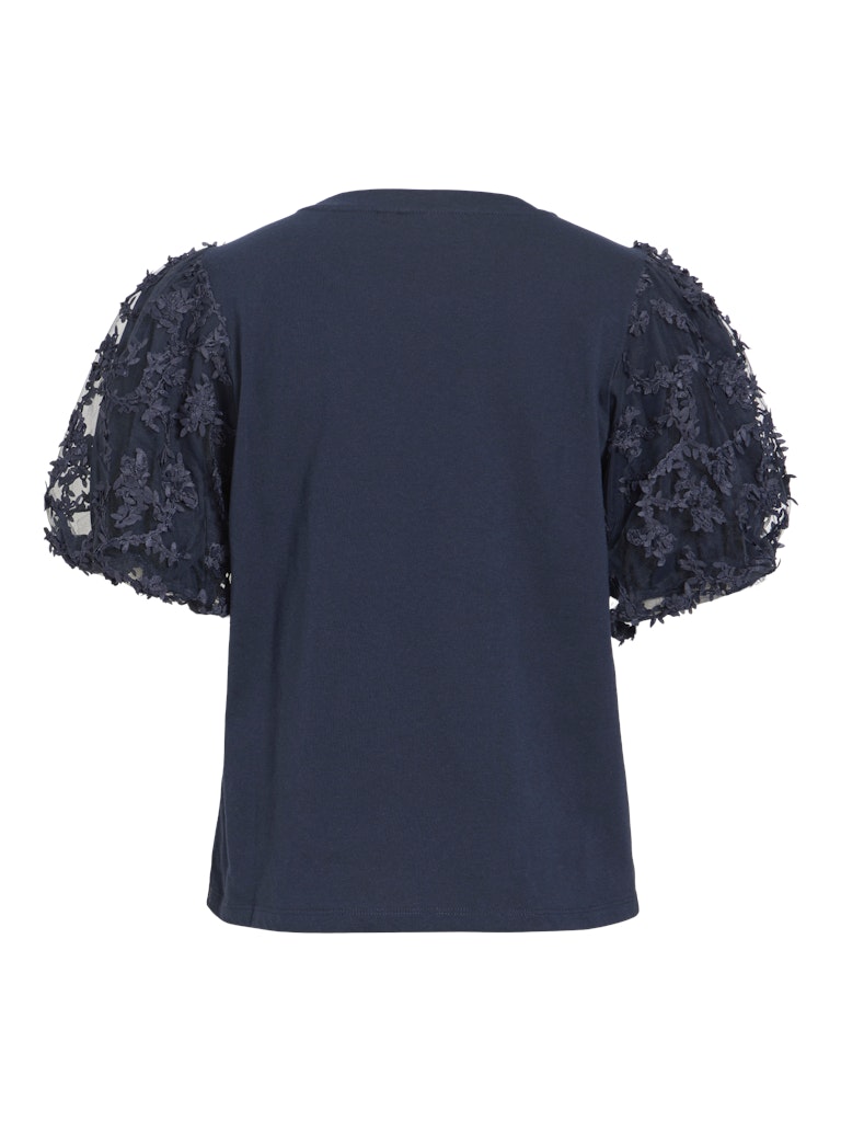 VILA T-Shirts Navy Blazer