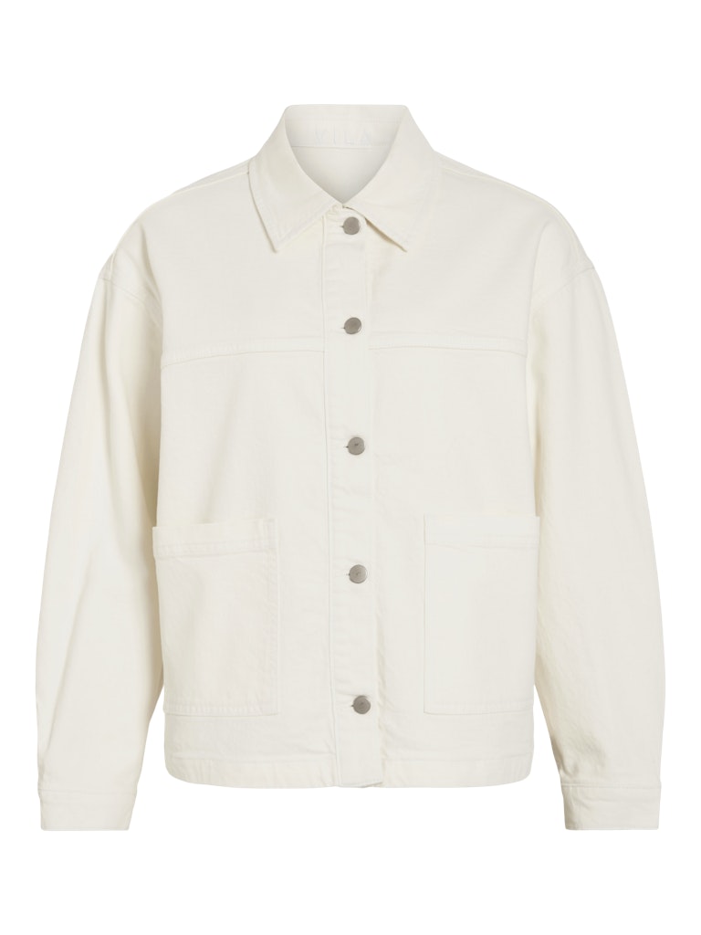 VILA Jeansjacken Cloud Dancer