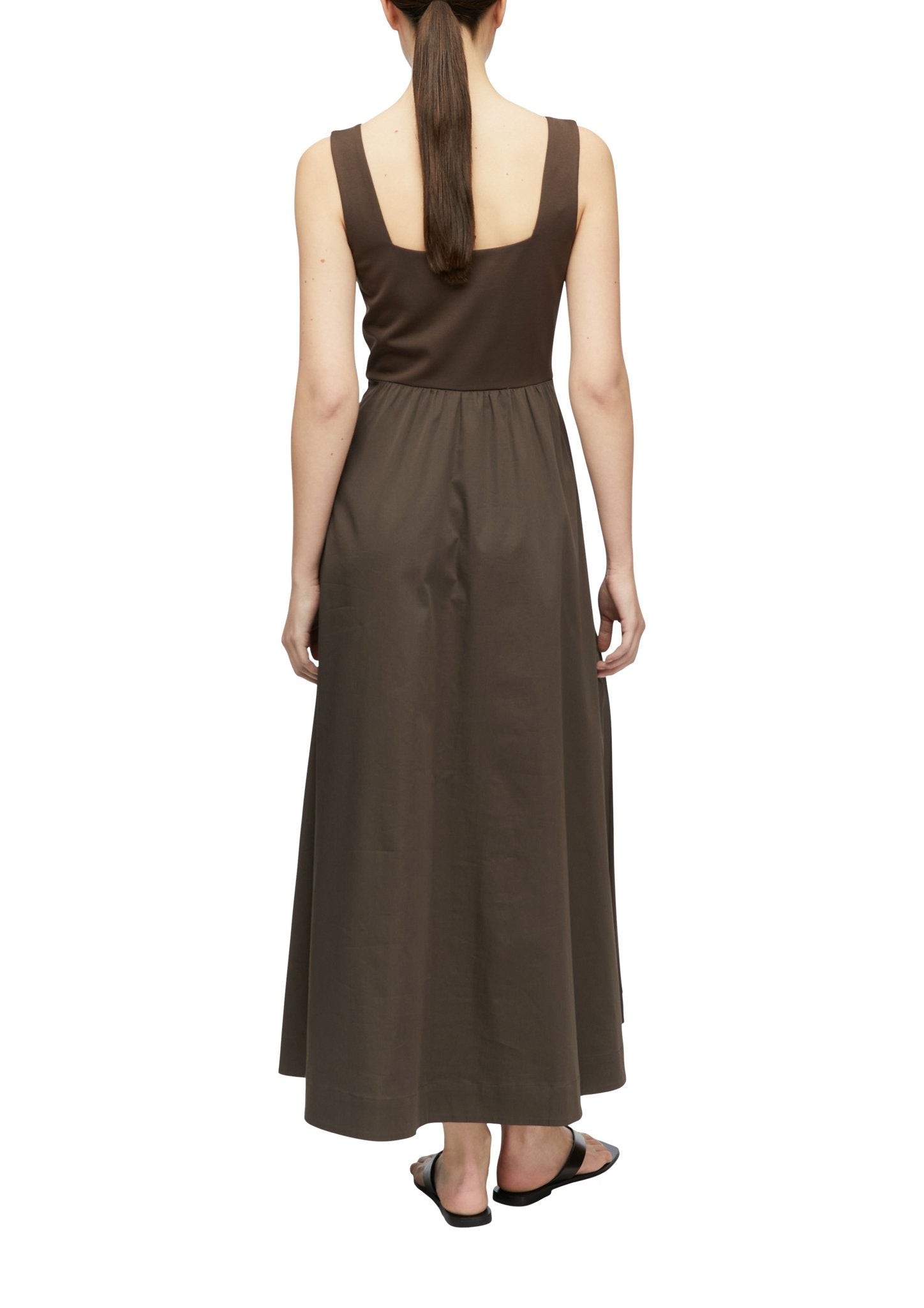 Kleid mit Popeline-Rock