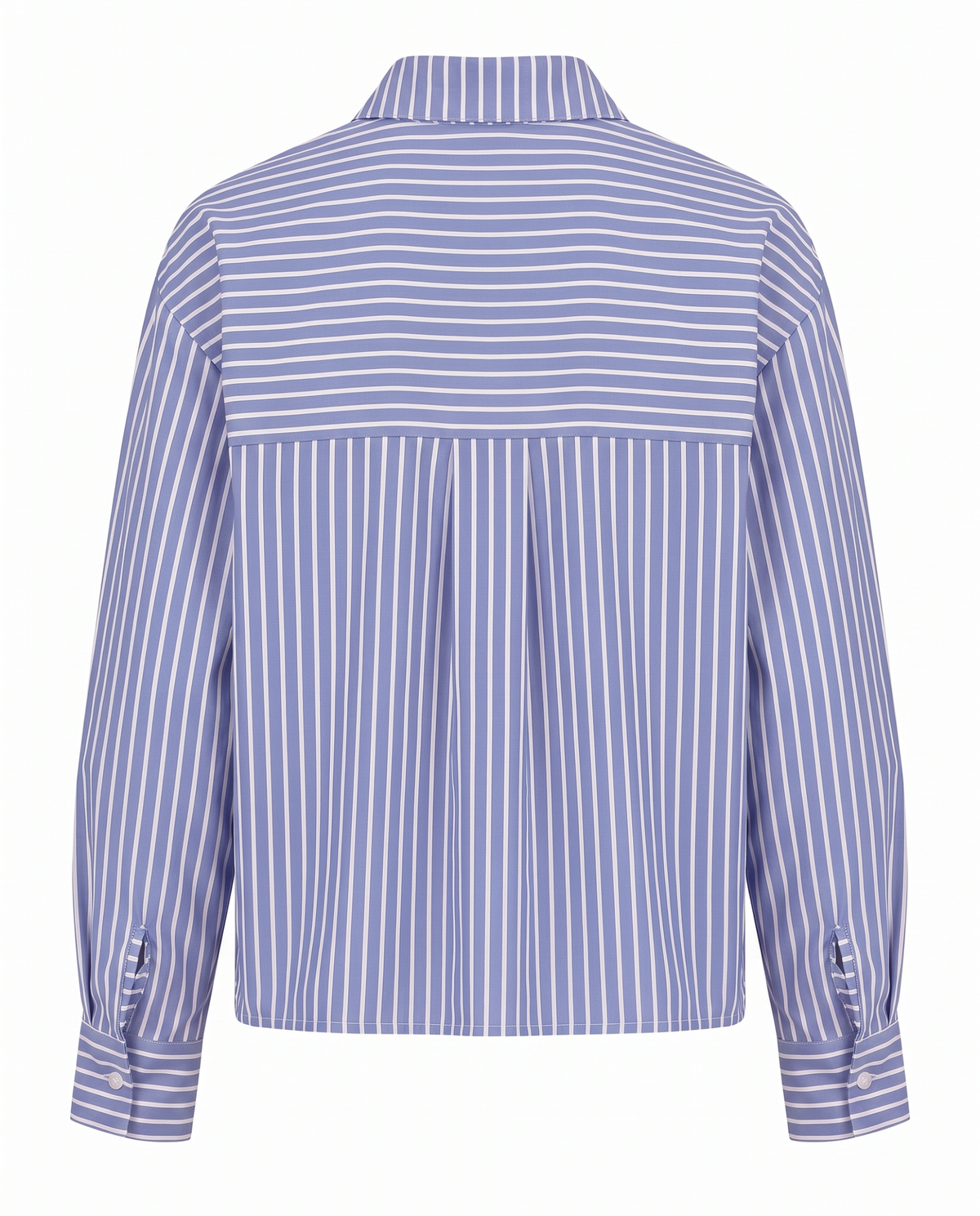Gestreifte Bluse mit Rüschen