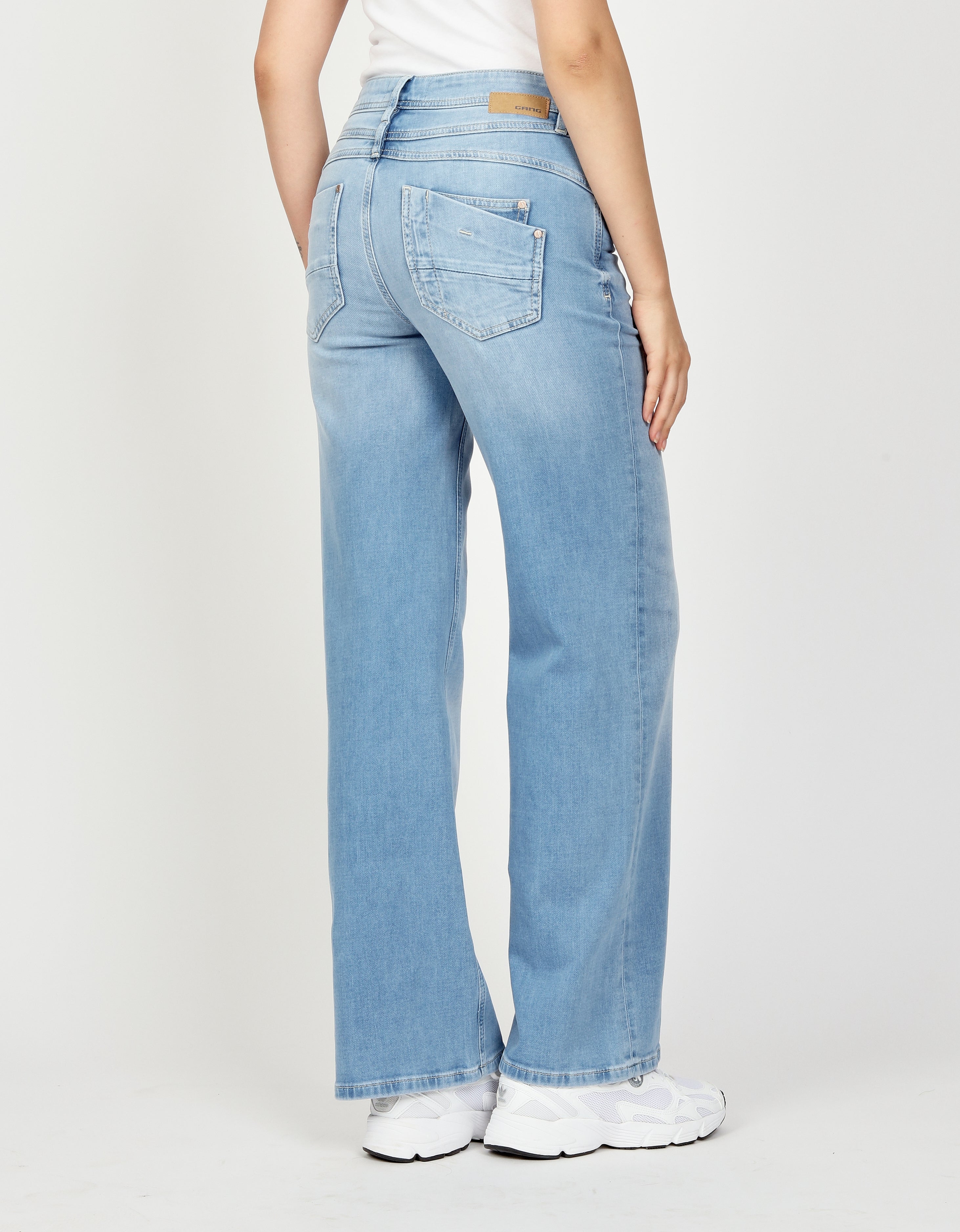 Gang Wide Leg Basic Bleached Wash