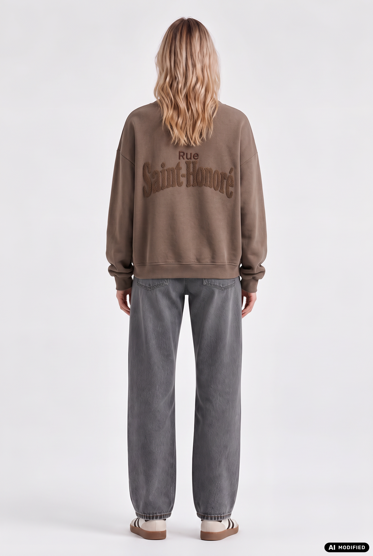 Sweatshirt mit Herzdetail