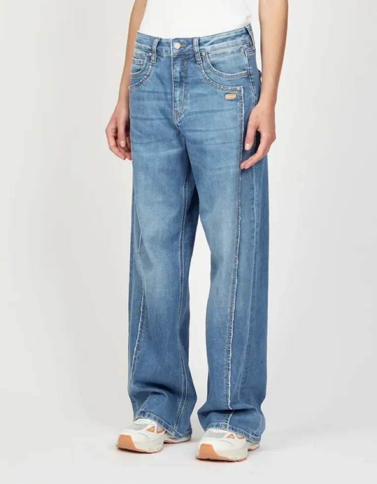 Gang Wide Leg Cool Vint Midblue