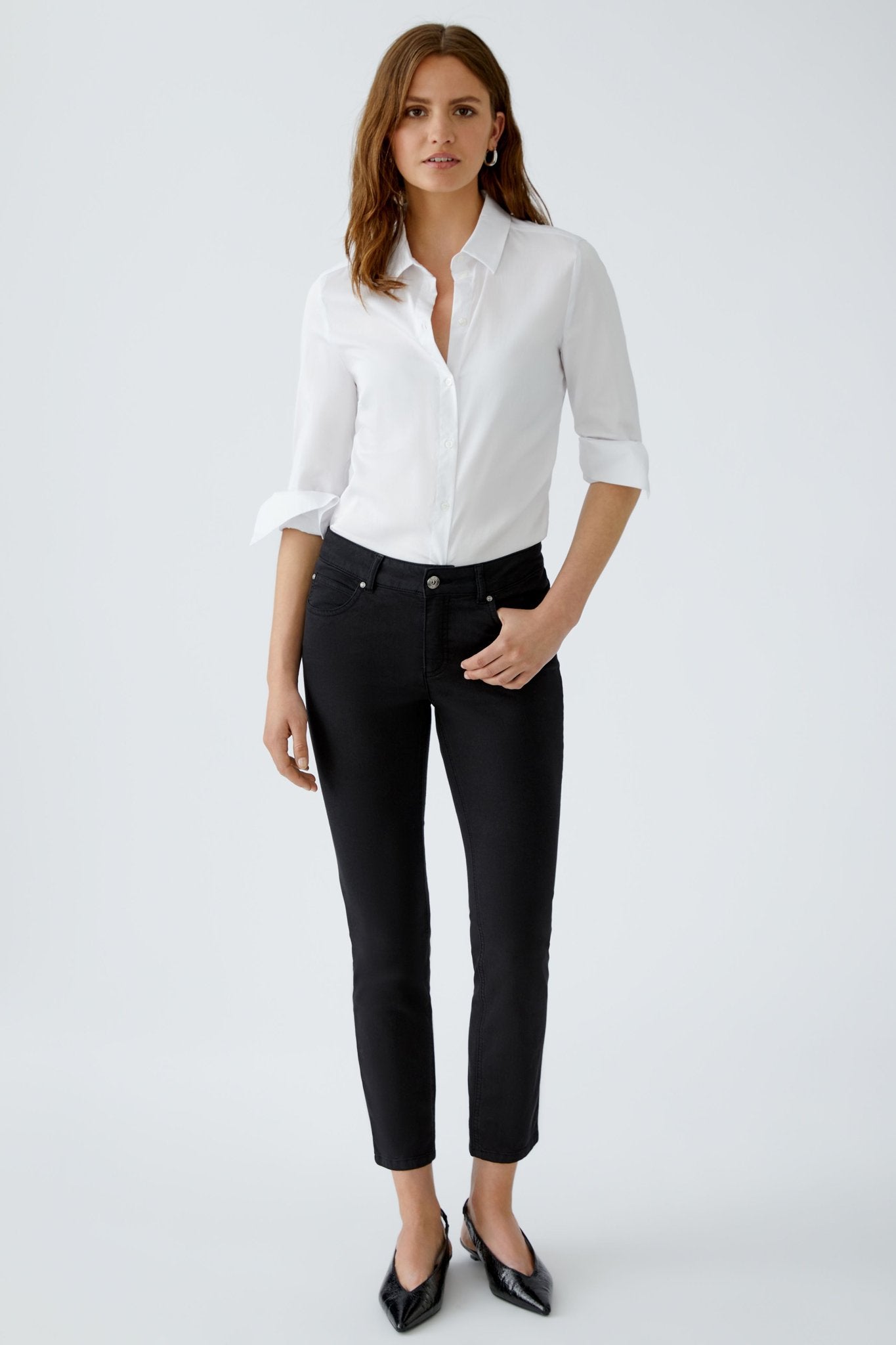 Oui Blusen Optic White