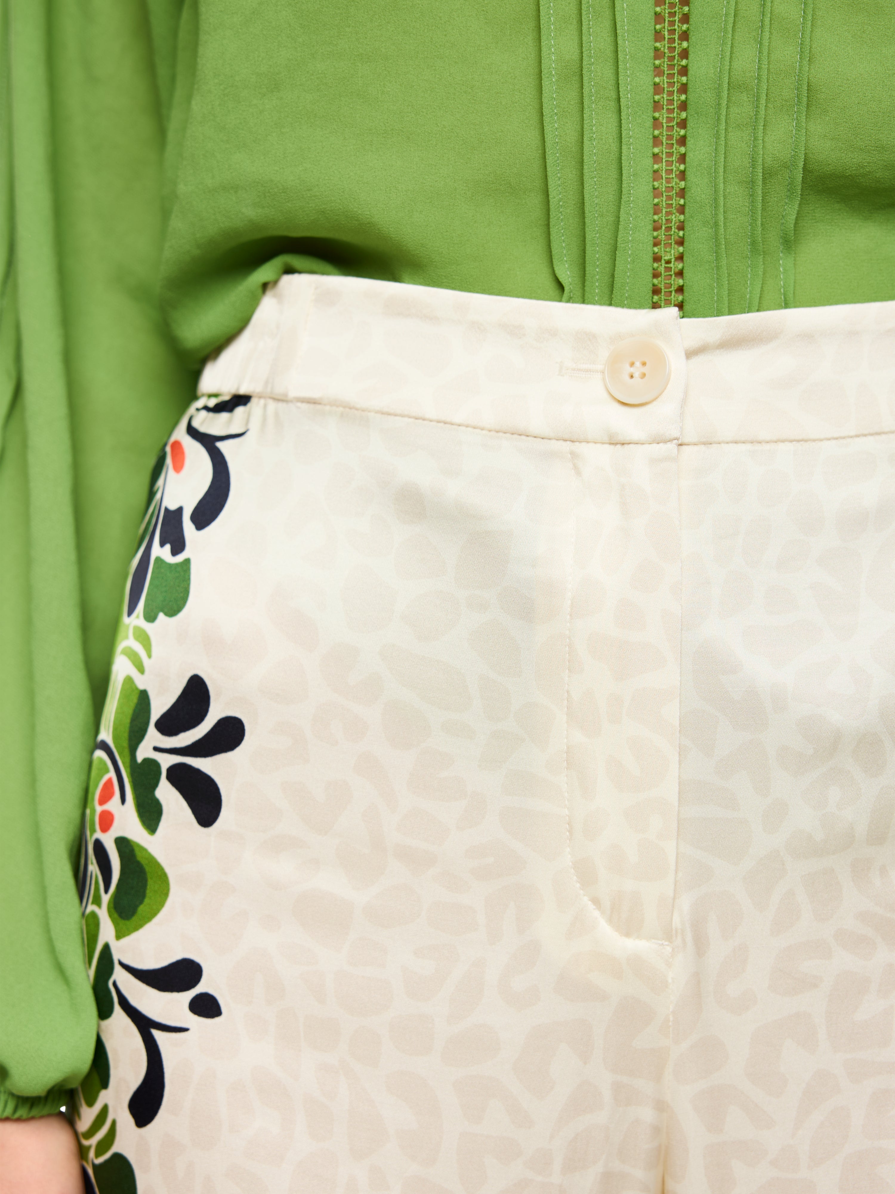 MarcCain Collections Hosen Bright Ecru