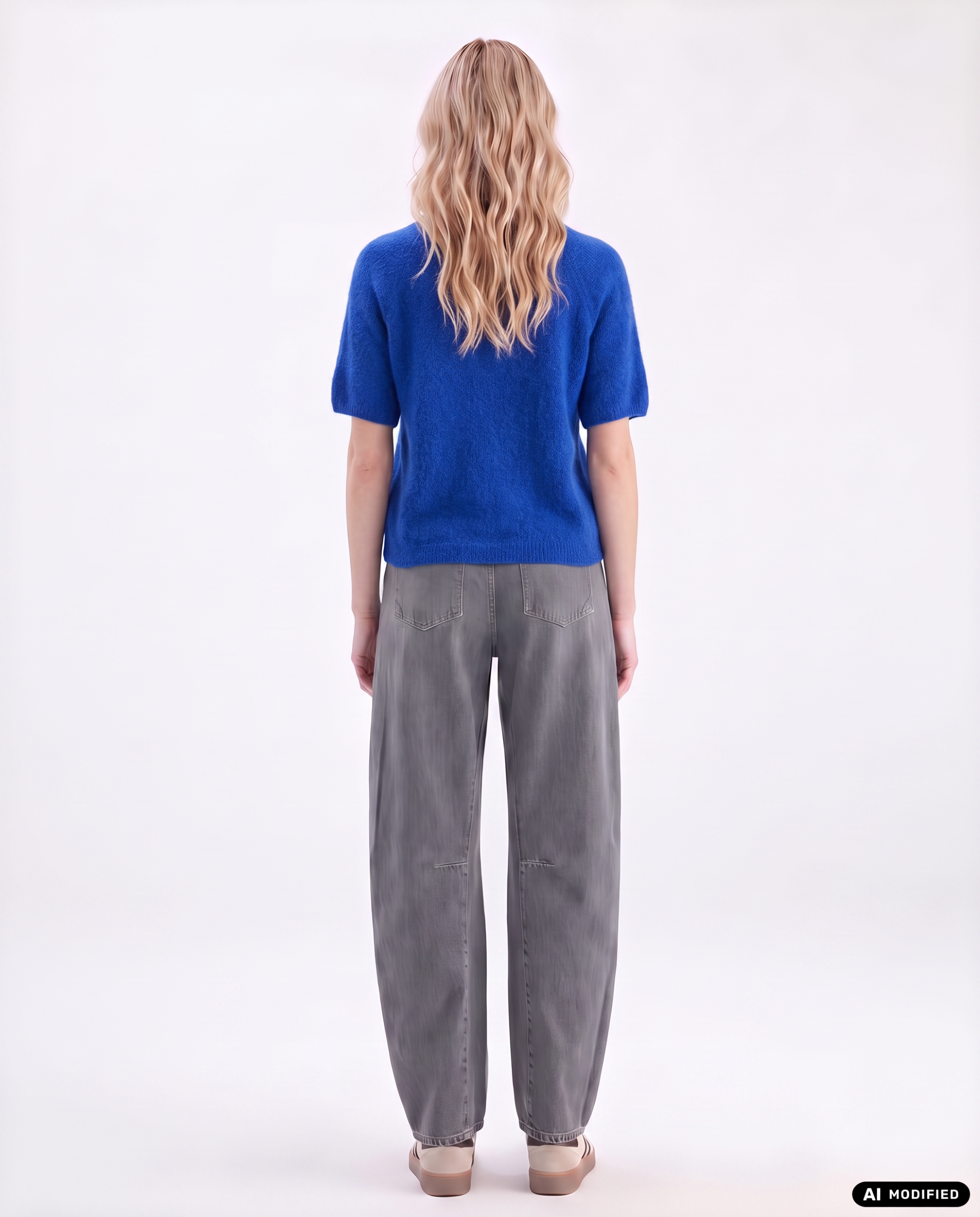 Goose Flash Strickpullover Blau