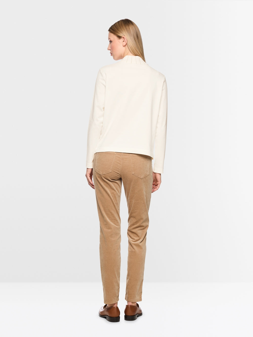 Longsleeve mit Strickkragen