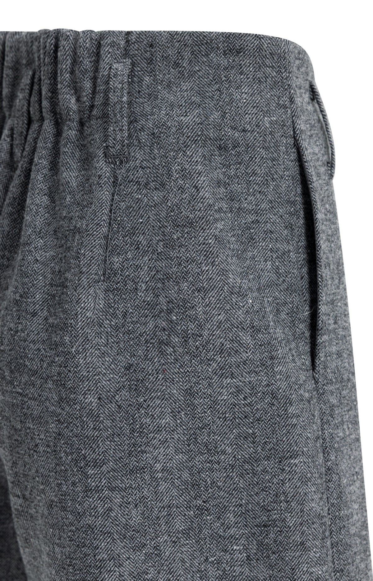 Shorts mit Fischgrätmuster