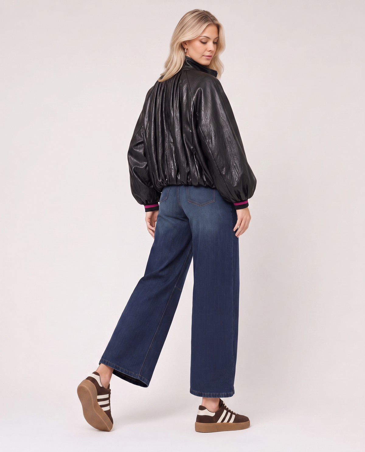 Kunstlederjacke