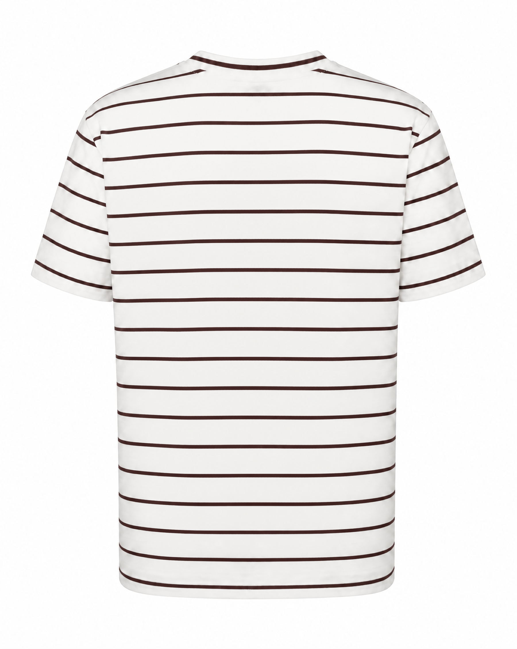 T-Shirt mit Streifen und Herz-Stick
