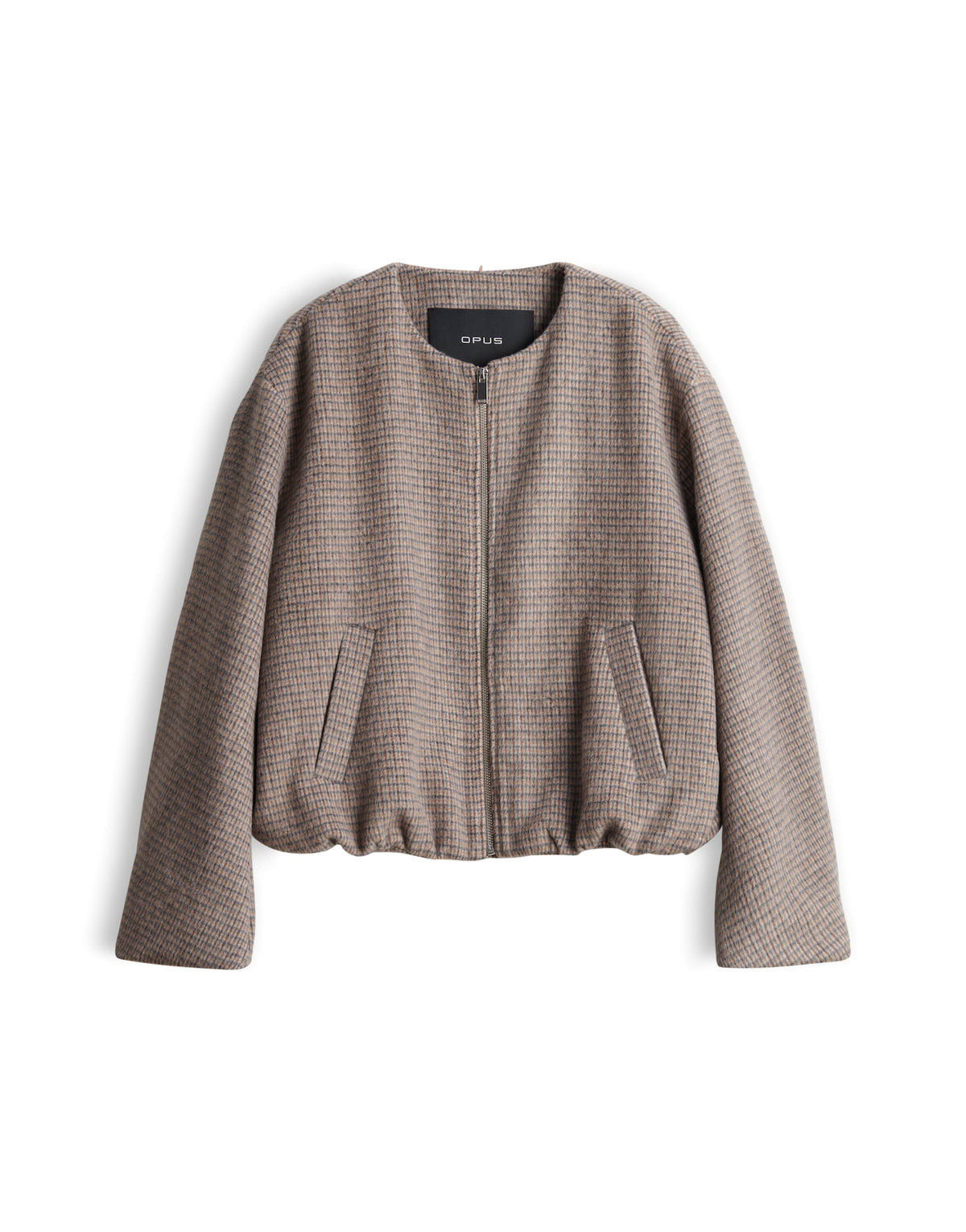 Kurzjacke Hessina mit abnehmbarem Schal