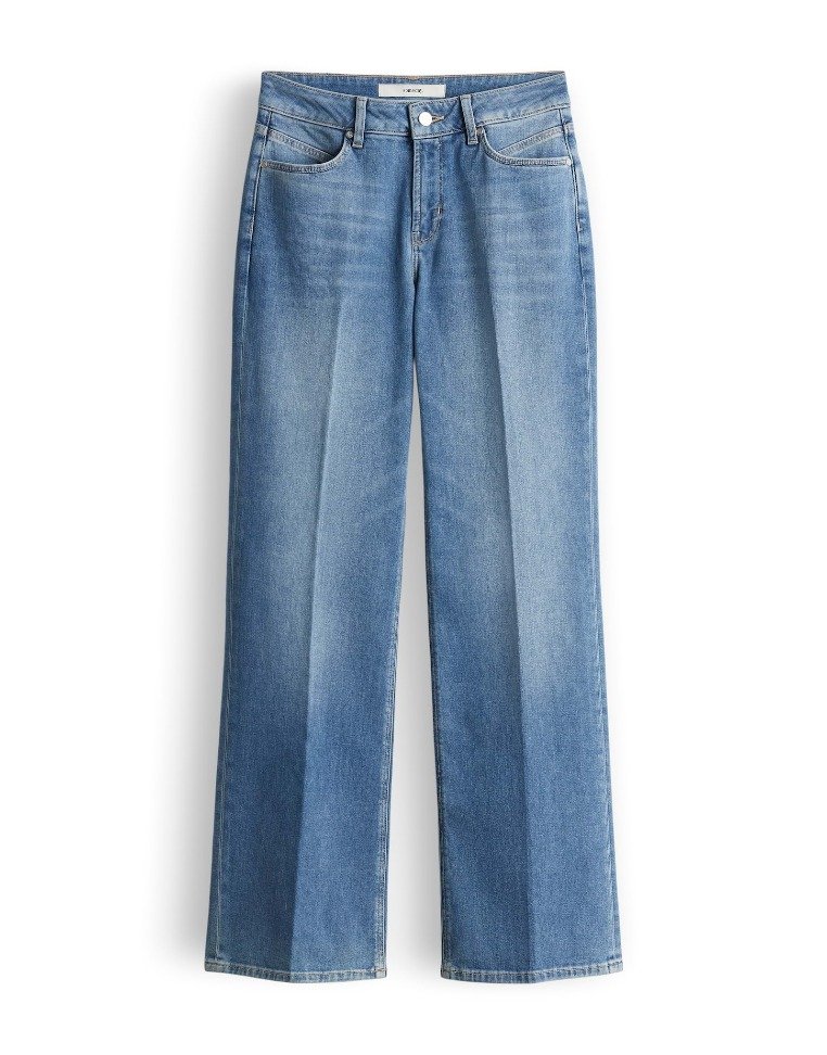 someday Wide Leg Mid Ocean Blue