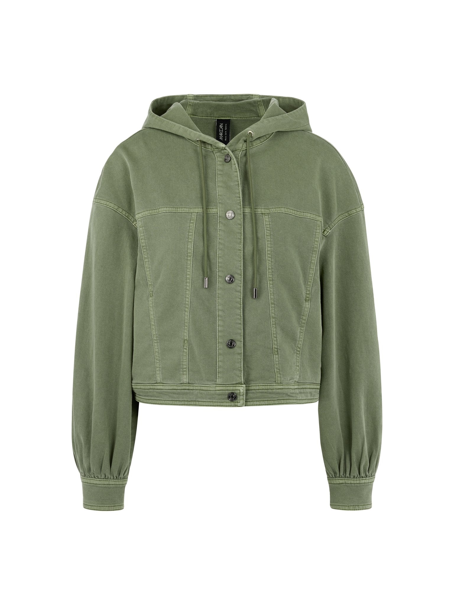 Sportliche Jeansjacke mit Kapuze