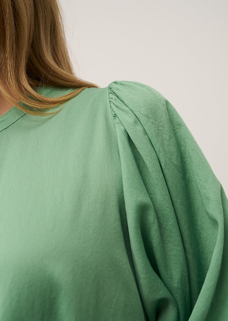 0039 Italy Blusen Oil-Green