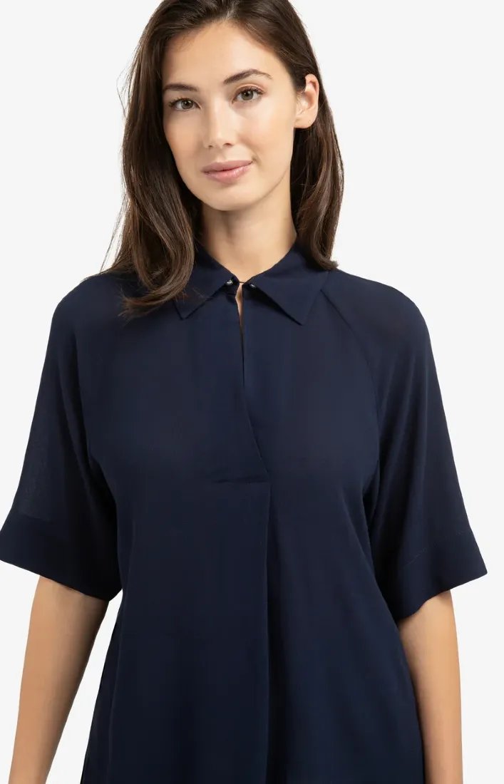 Yaya Polos Navy Blazer Blue
