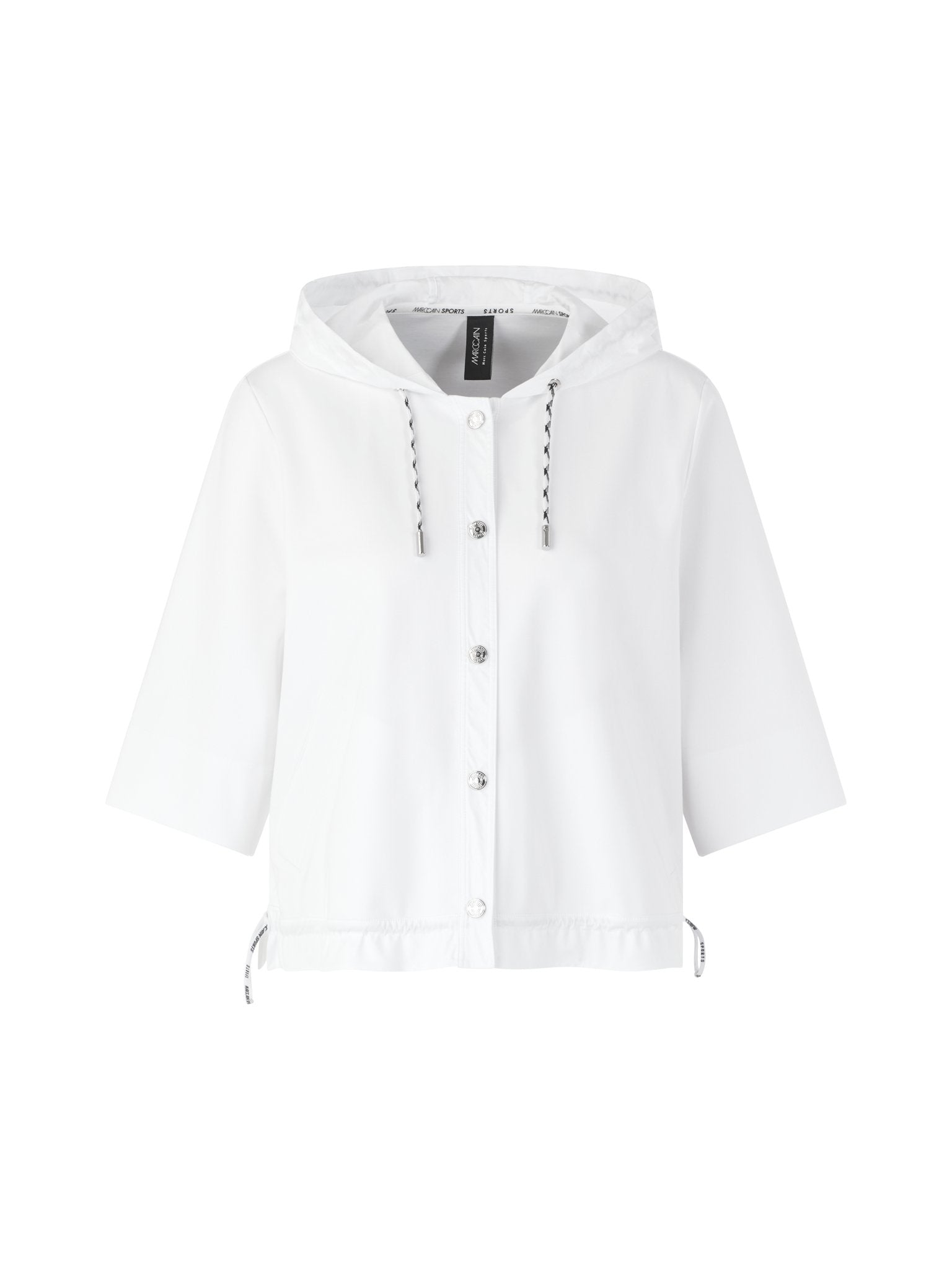 Jacke mit Kapuze und 3/4 Arm