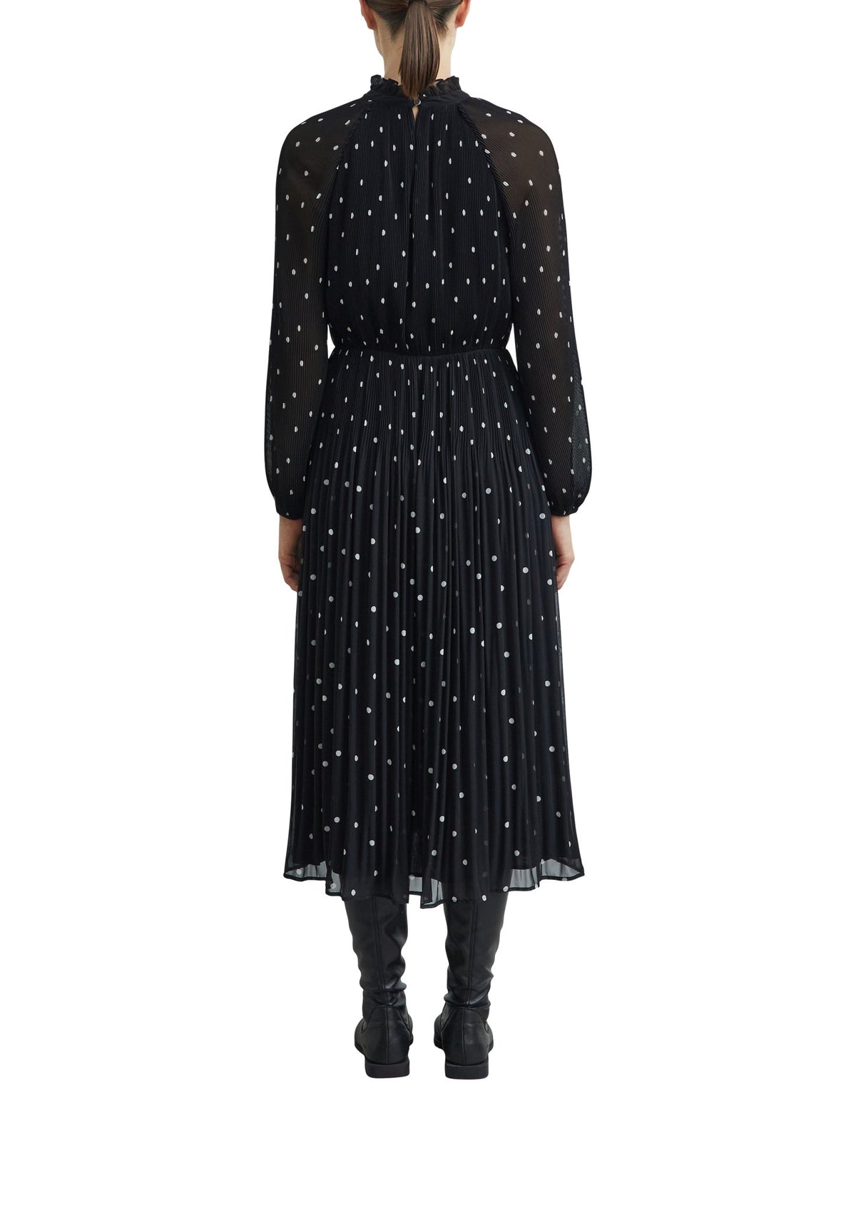Midikleid mit Punkten