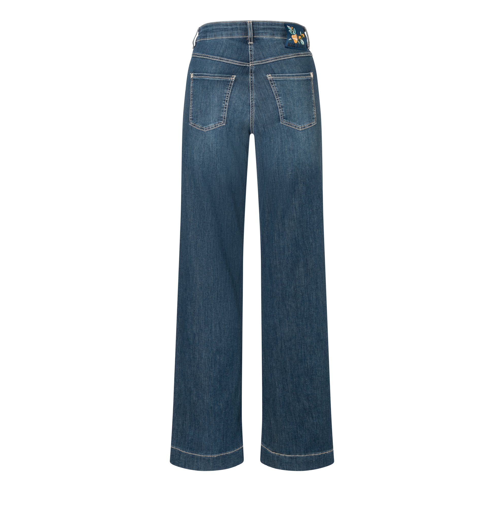 MAC Wide Leg Authentic Dark Blue