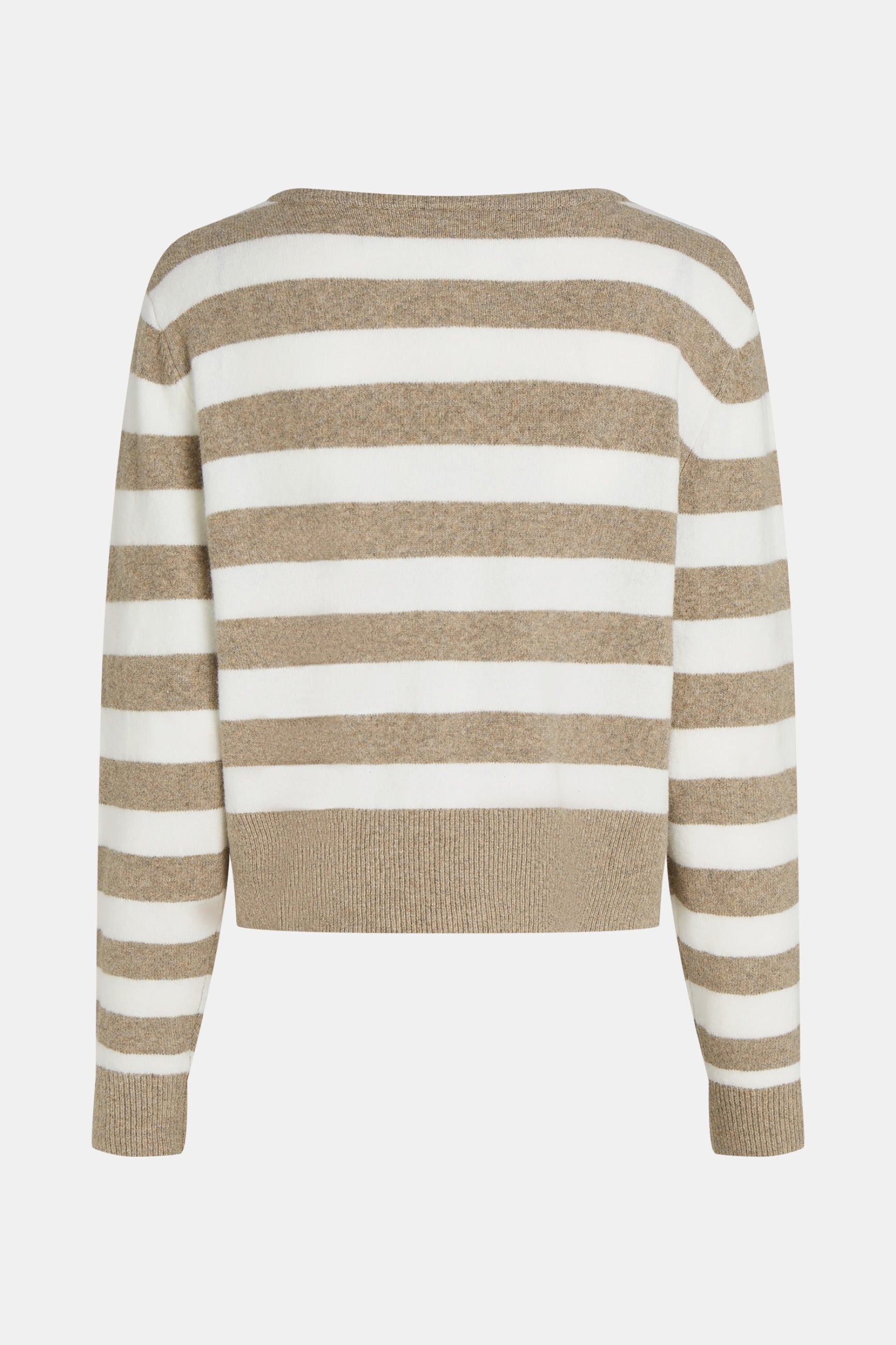 Strickpullover mit Streifen