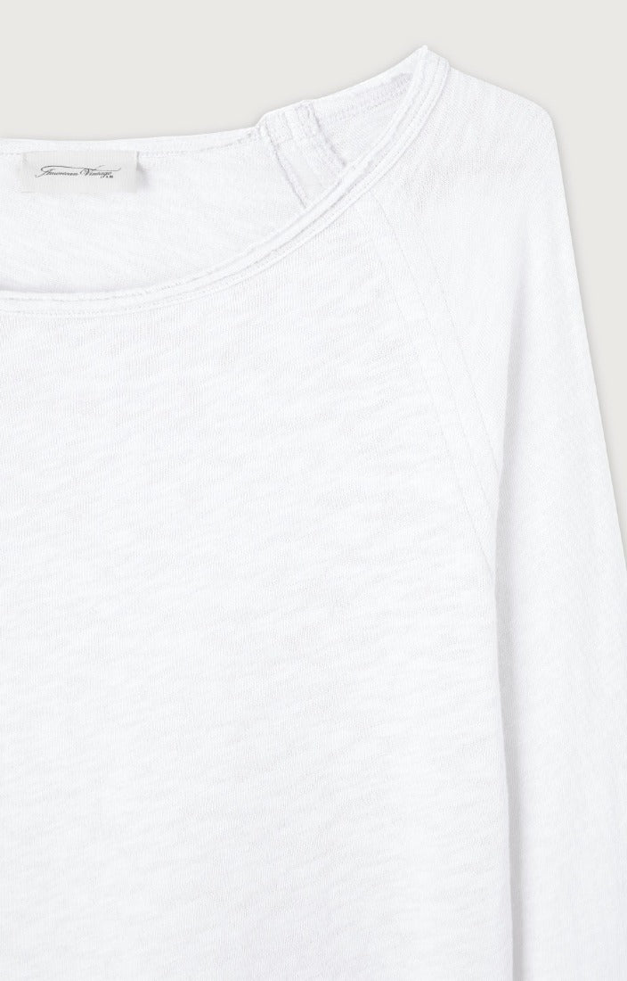 American Vintage Longsleeve Blanc