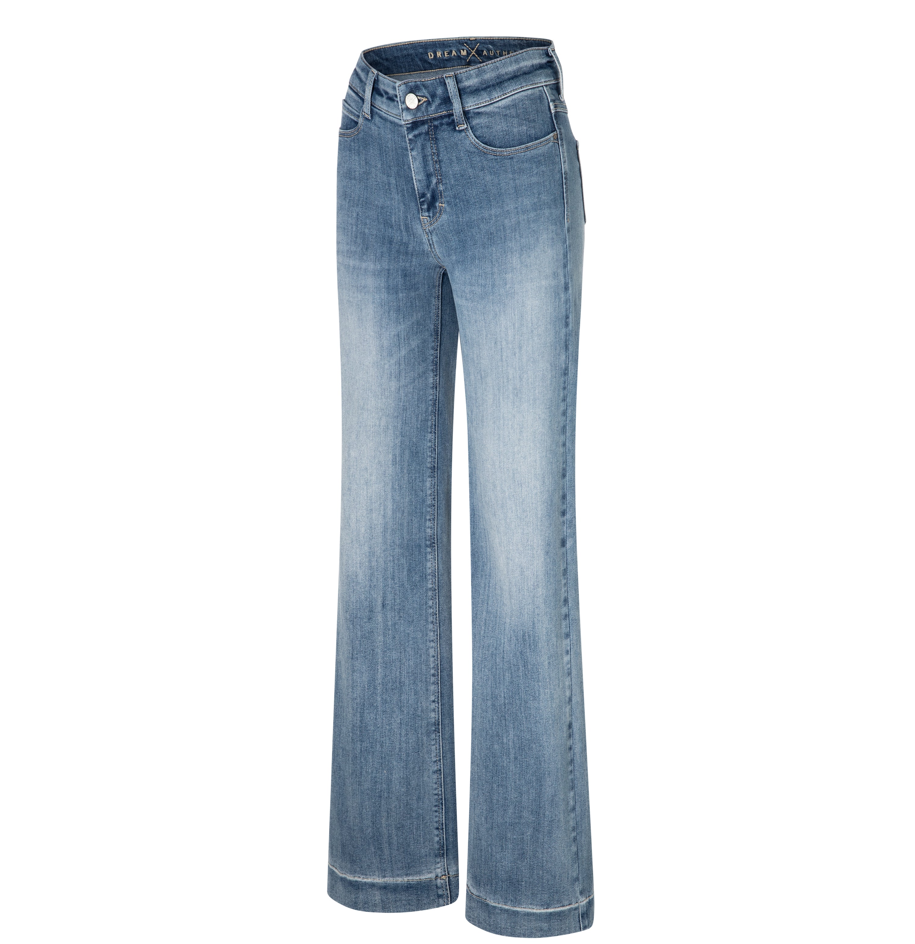 MAC Wide Leg Authentic Sky Blue Wash