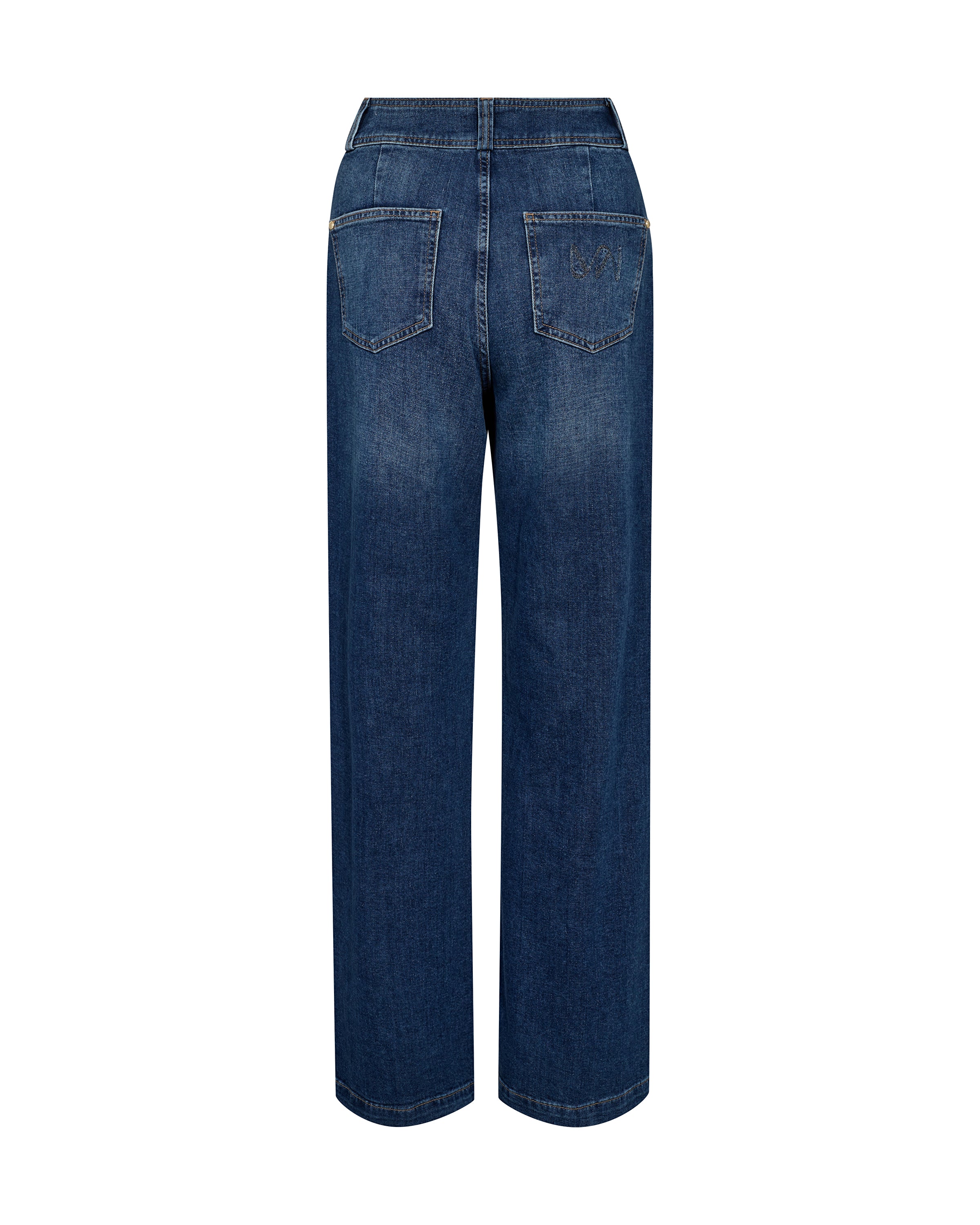 Mos Mosh Wide Leg Dark Blue