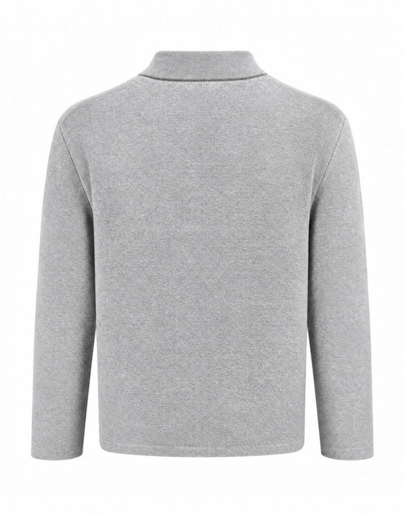 Strickjacke mit Stehkragen