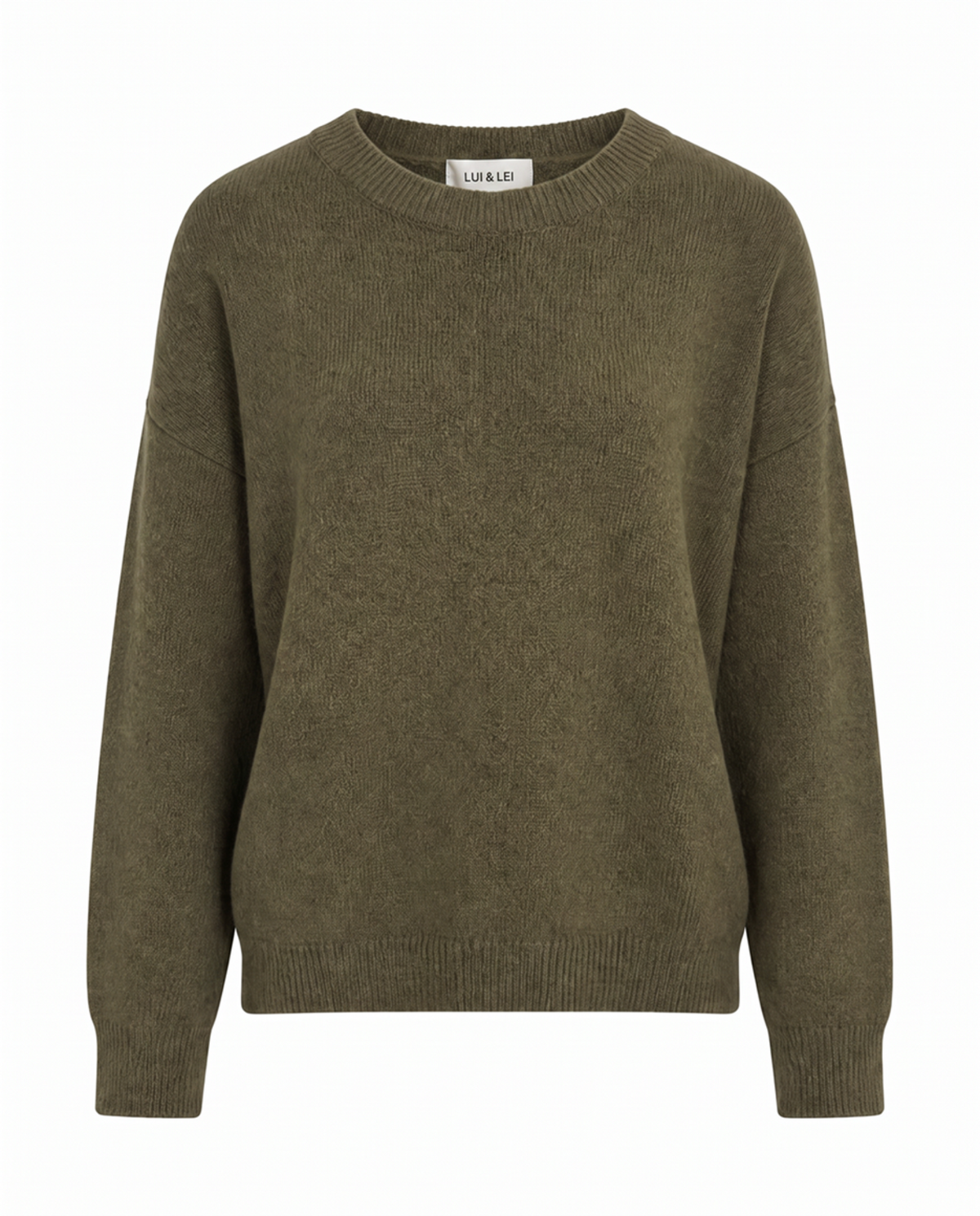 Strickpullover mit Rundhalsausschnitt