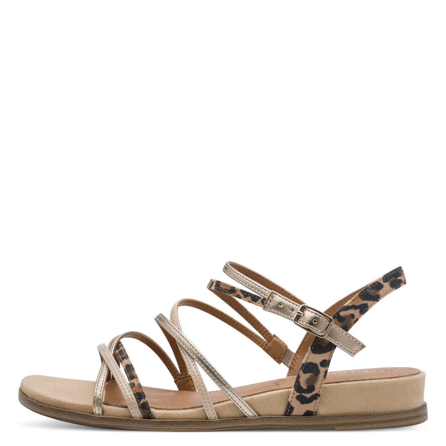 Sandale mit Leoprint