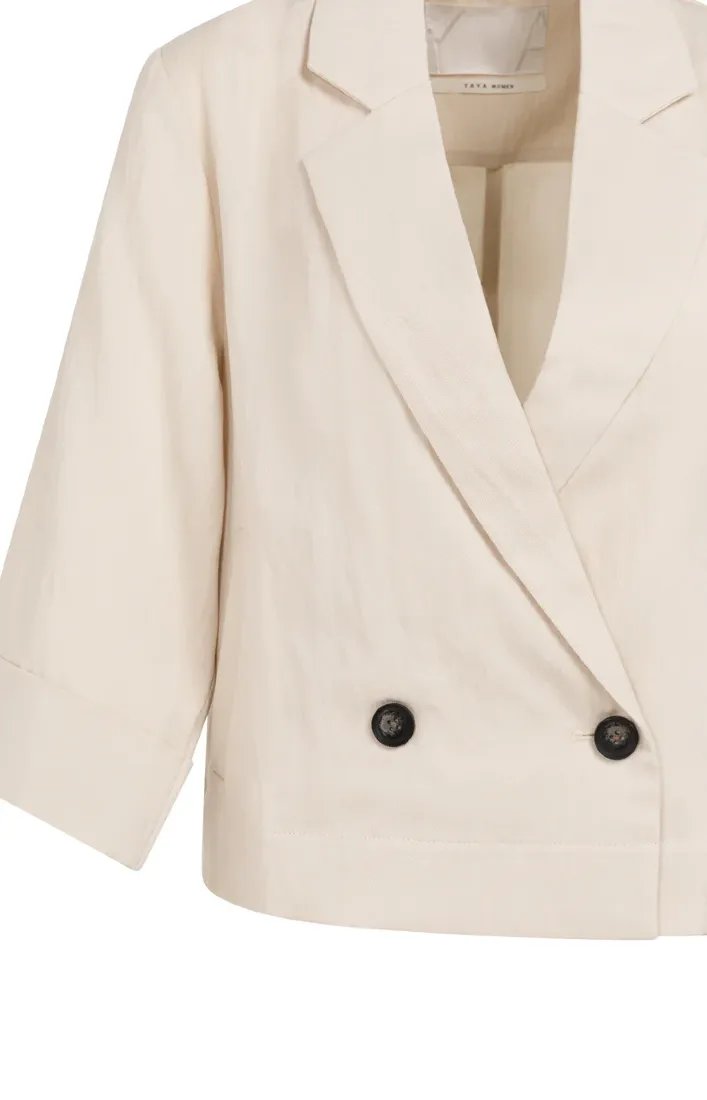 Blazer mit Kimonoärmeln und Knöpfen