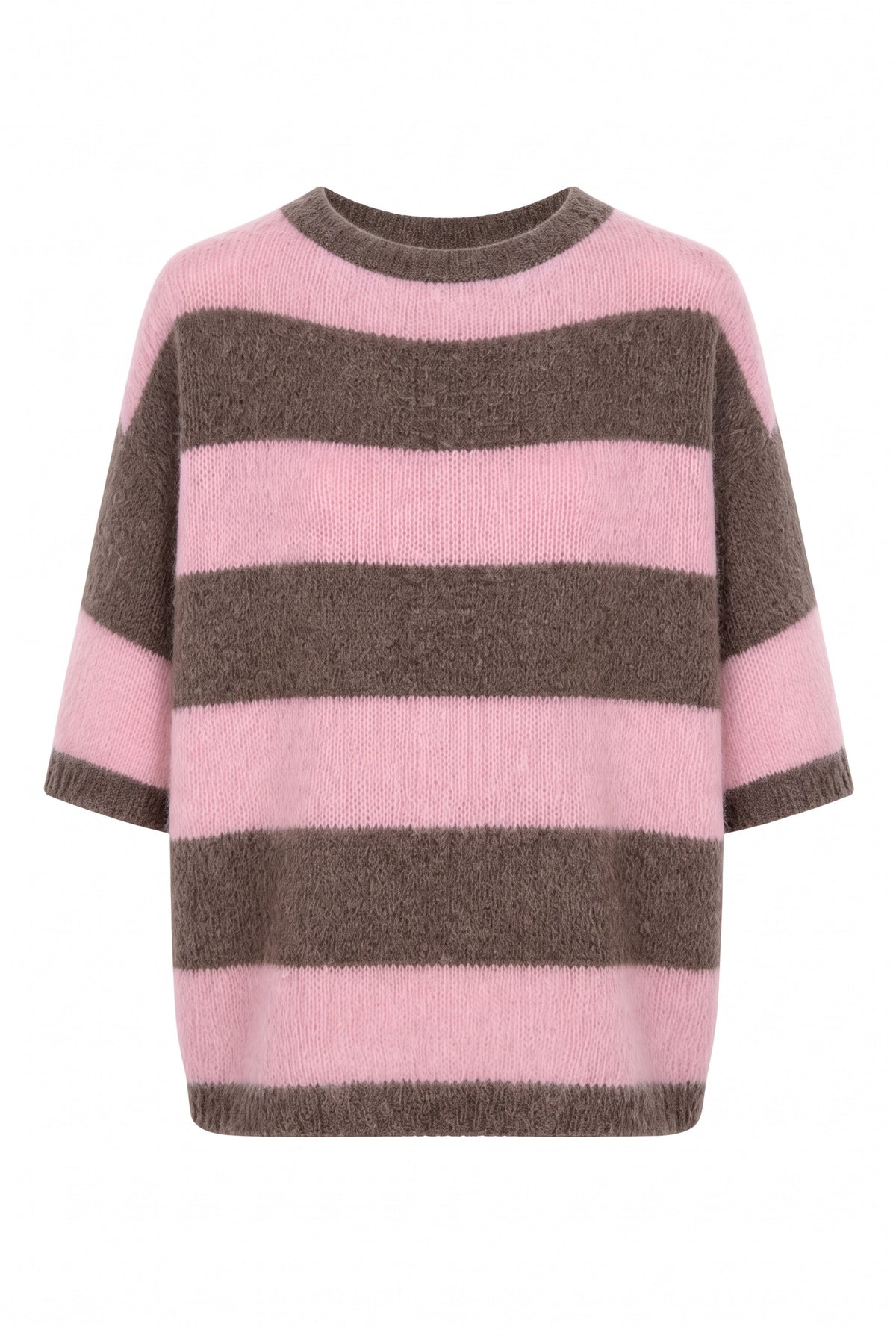 Strickpullover mit Streifen