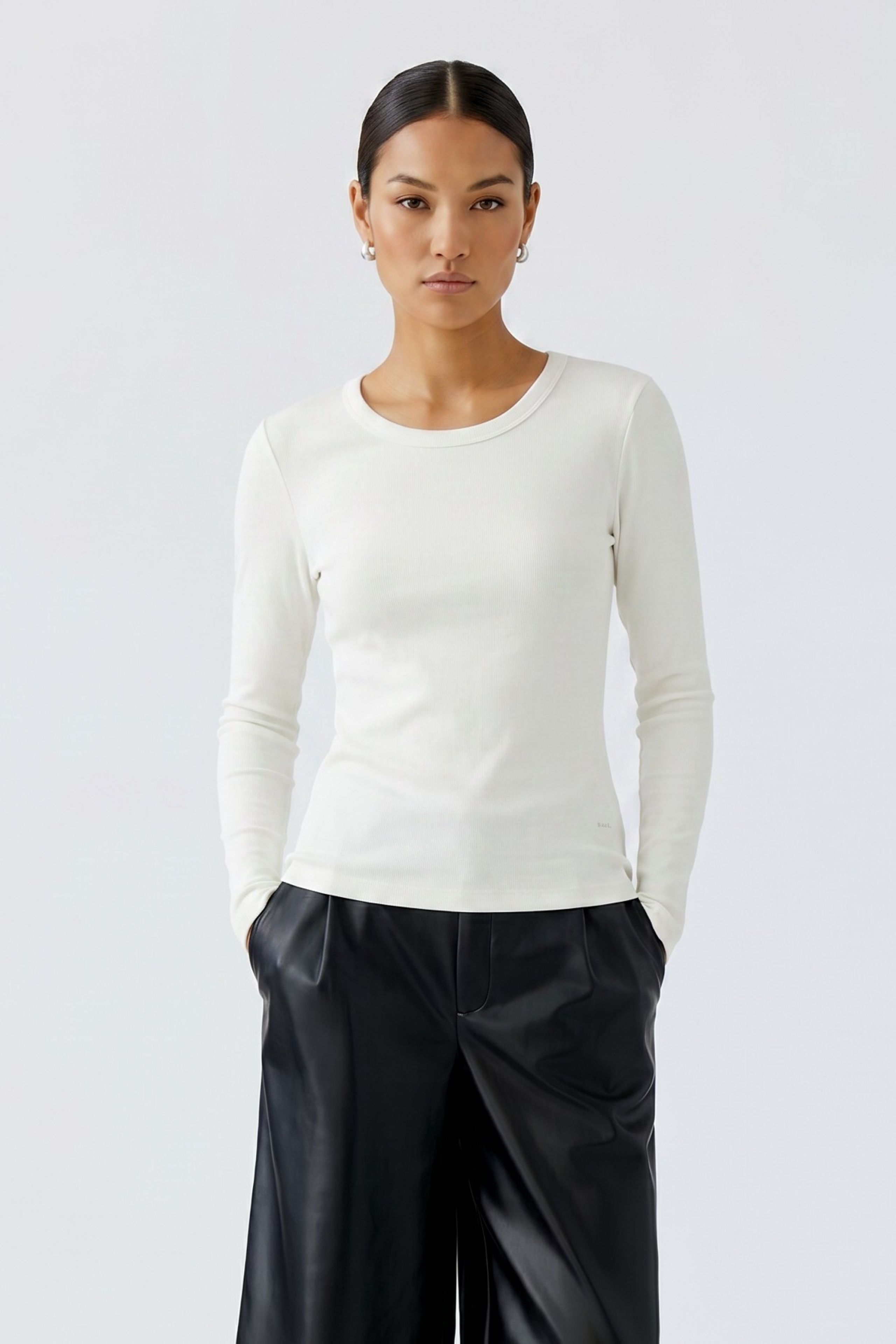 Longsleeve fein gerippt