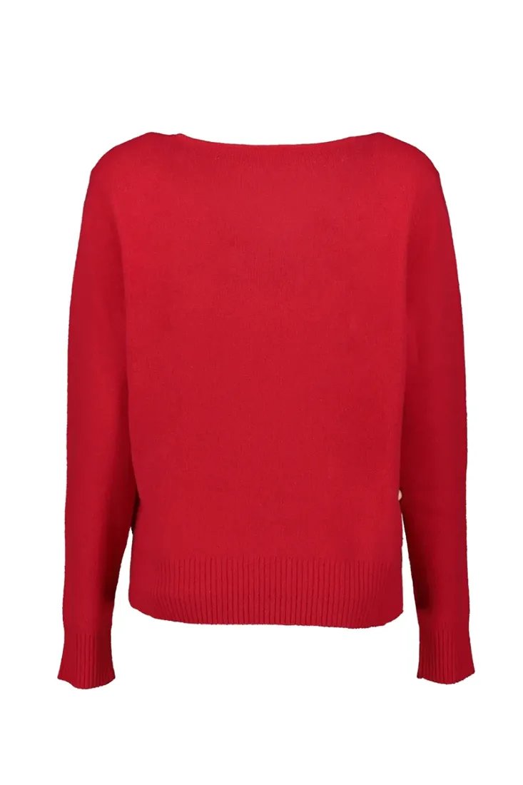 S. Marlon Strickpullover Red