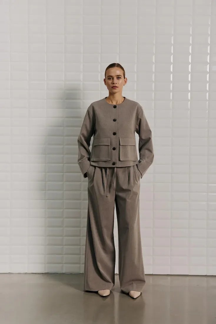 WithBlack Blouson Acorn Mel