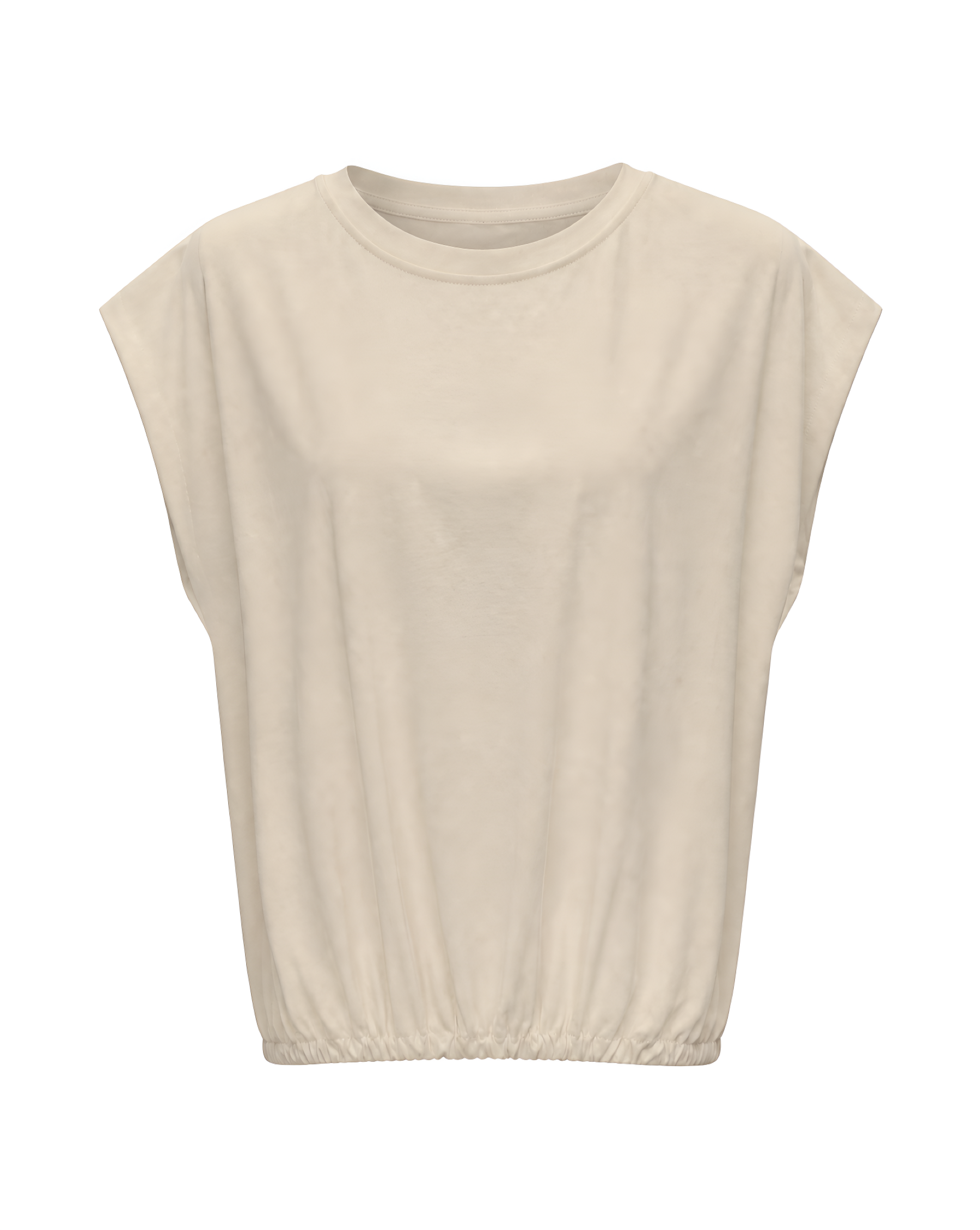 T-Shirt mit Ballonsaum