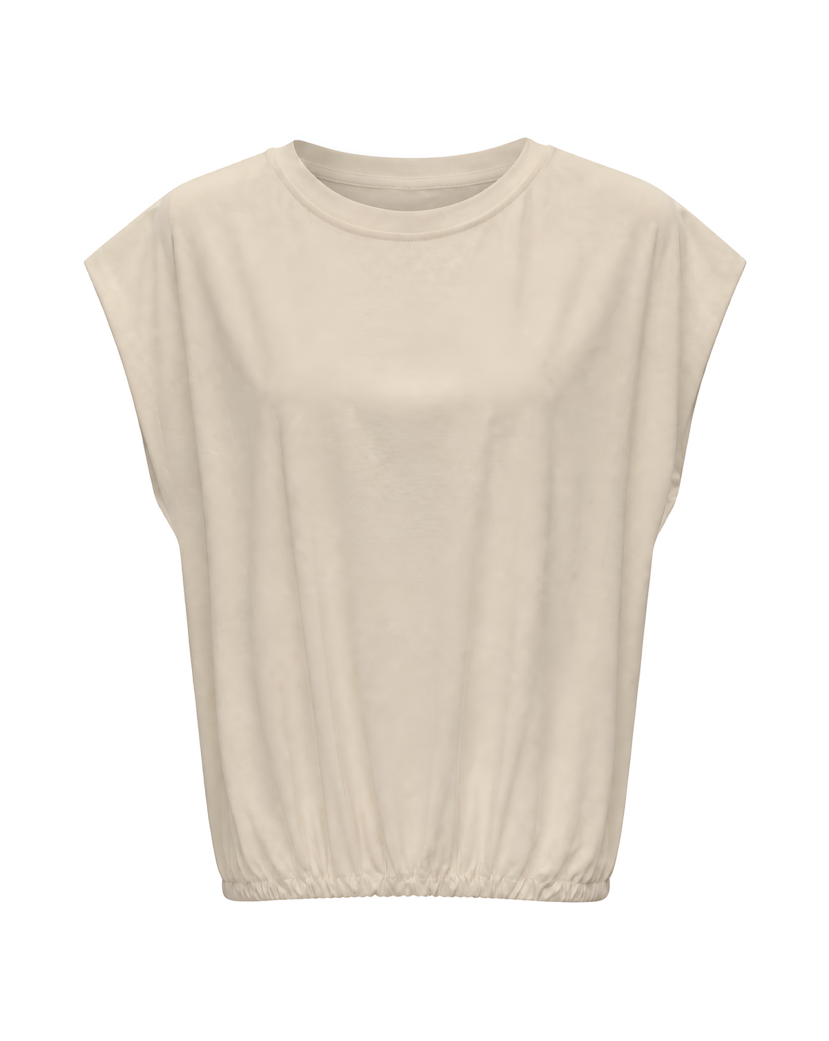 T-Shirt mit Ballonsaum
