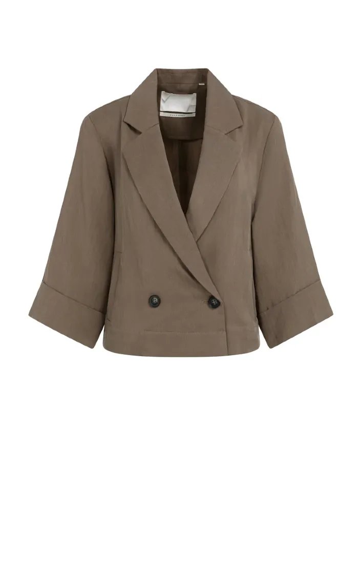 Blazer mit Kimonoärmeln und Knöpfen