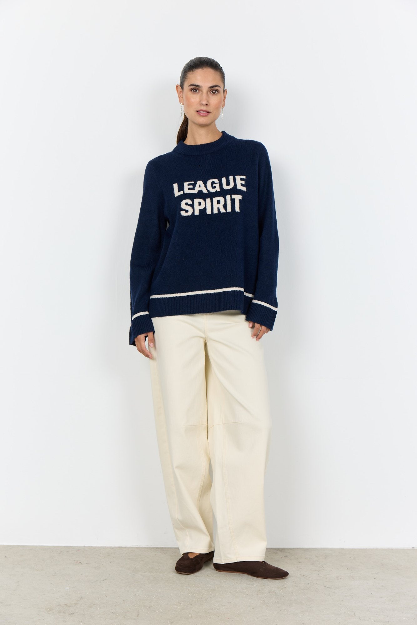 Soyaconcept Strickpullover Navy Melange Combi