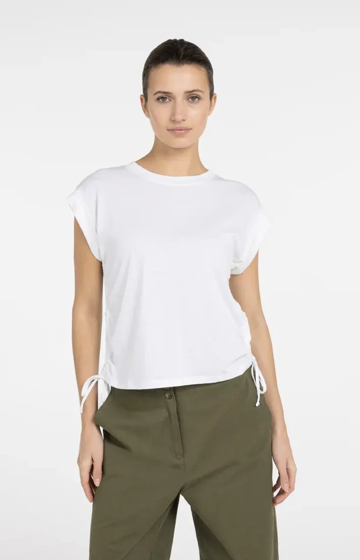 T-Shirt mit Kordelzügen