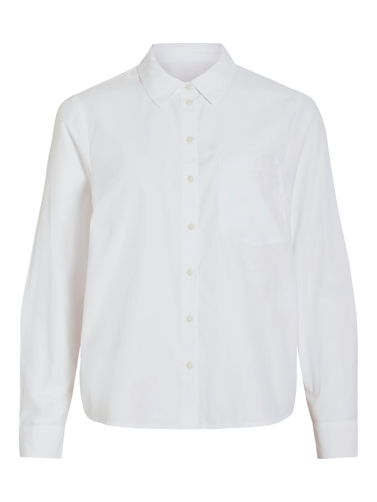 VILA Blusen Bright White