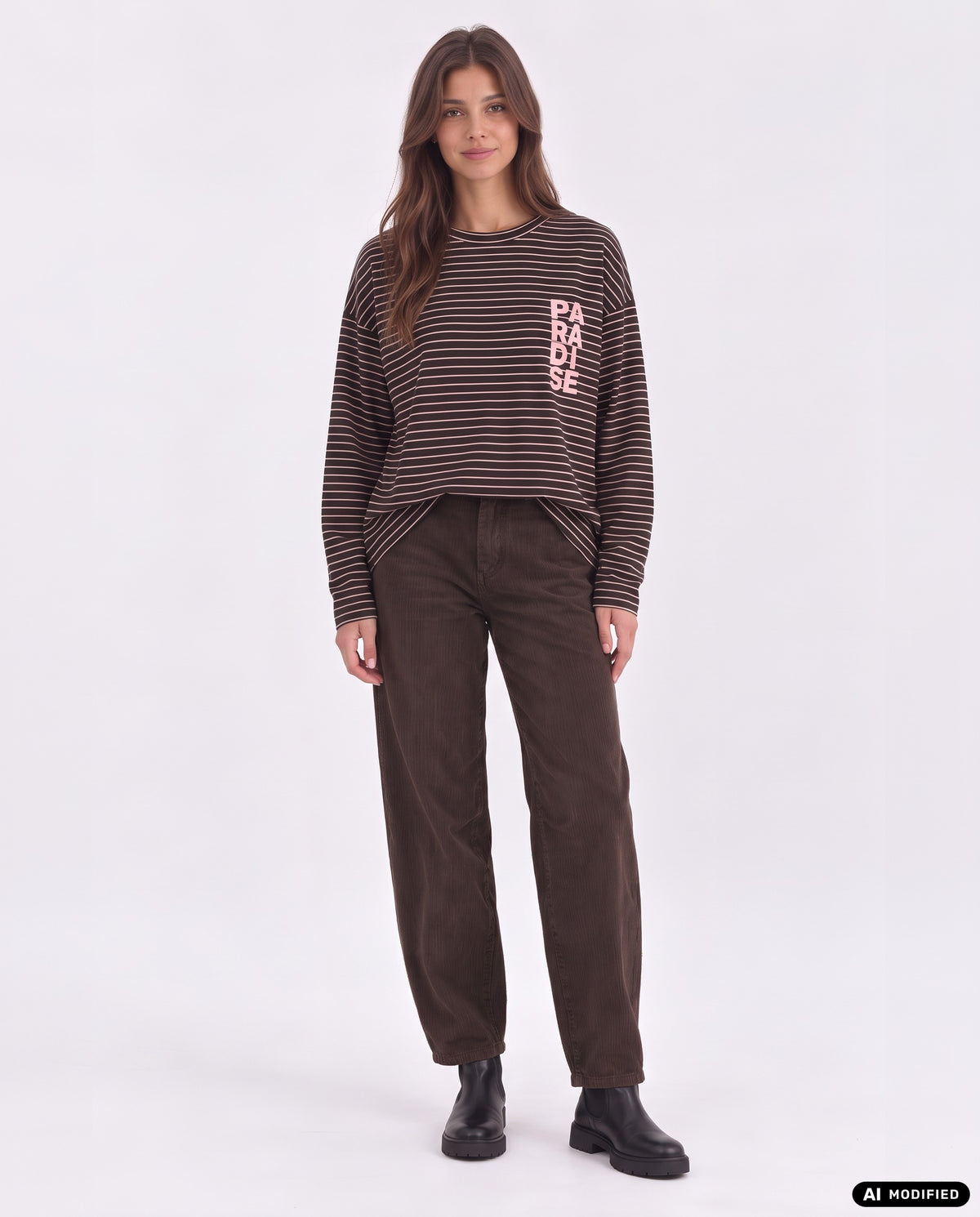 Longsleeve mit Backprint