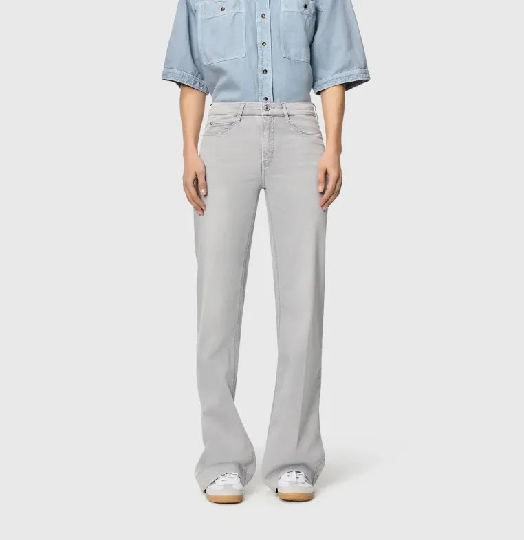 MAC Flared Leg Ash Grey Washed