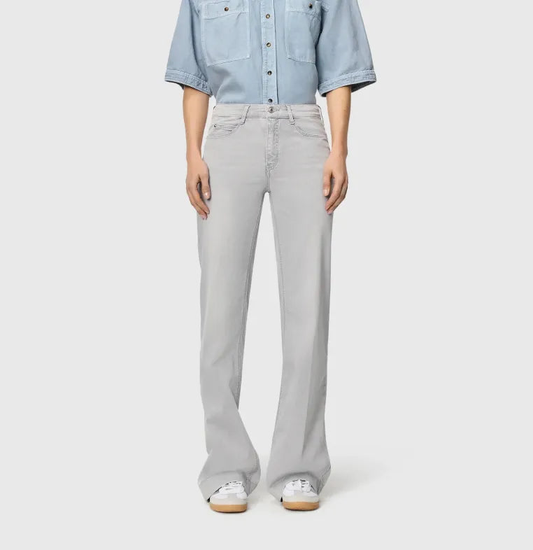 MAC Flared Leg Ash Grey Washed