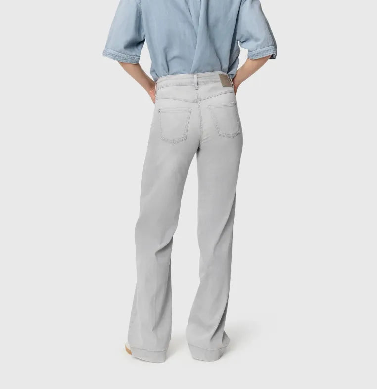 MAC Flared Leg Ash Grey Washed