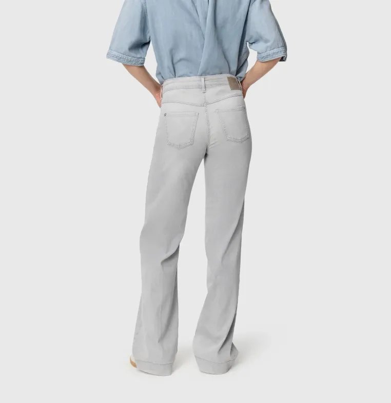 MAC Flared Leg Ash Grey Washed
